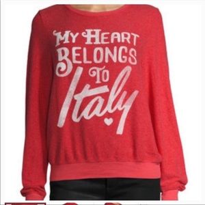 Wildfox red pull over